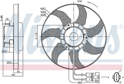 Nissens Engine Cooling Fan 85749