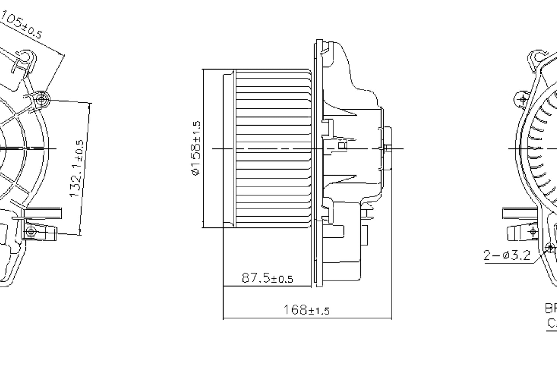 Nissens HVAC Blower Motor 87606 main image