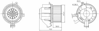 Nissens HVAC Blower Motor 87607