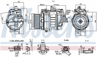 Nissens A/C Compressor 890060