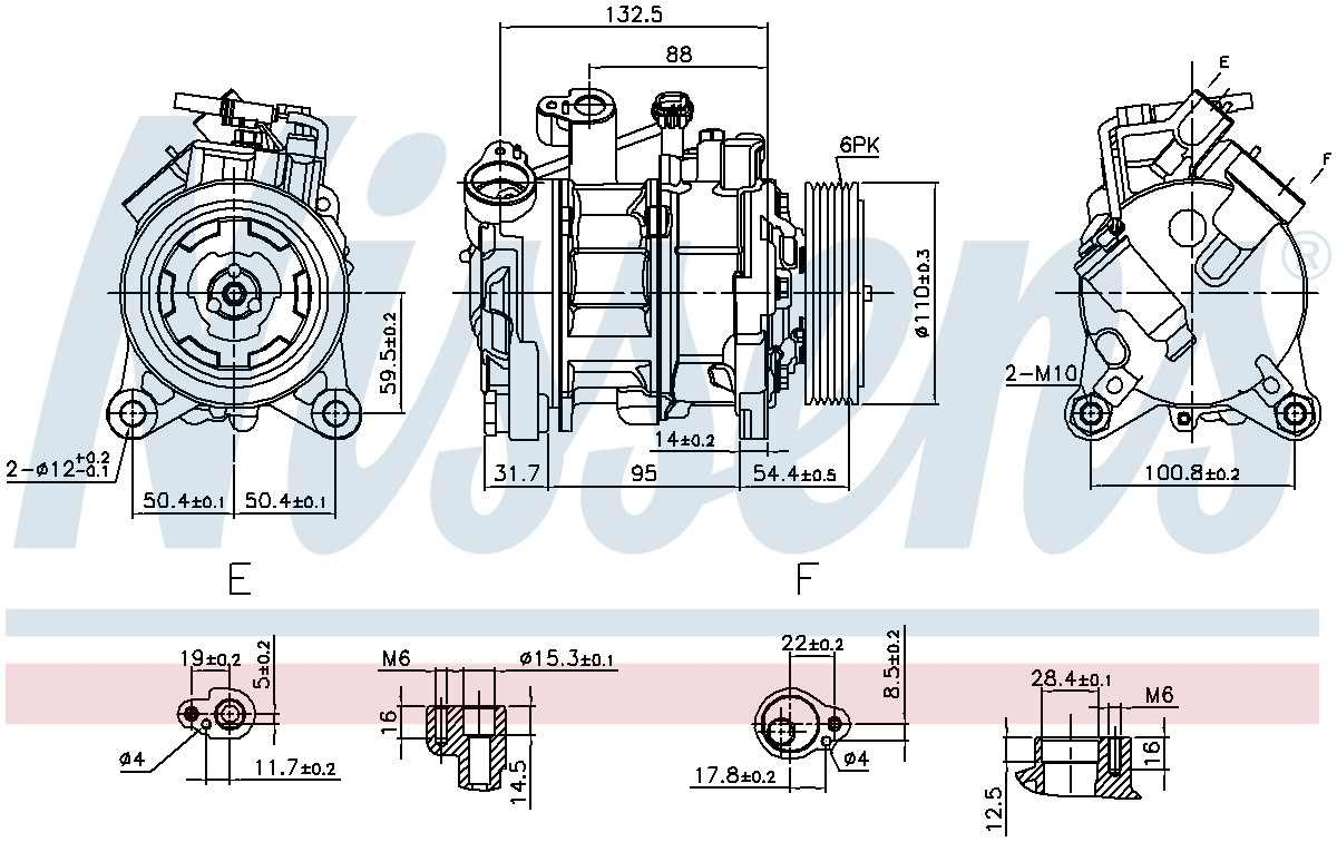 Nissens A/C Compressor 890072