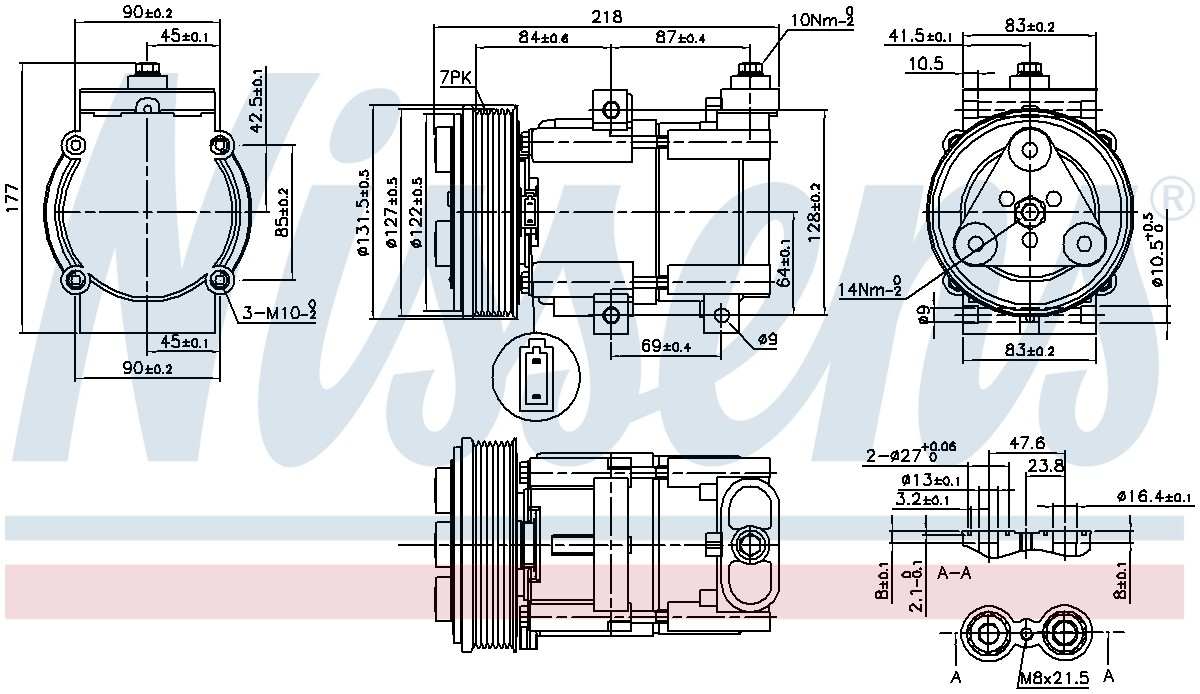 Nissens A/C Compressor 890081
