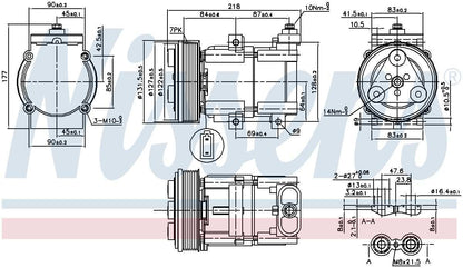 Nissens A/C Compressor 890081