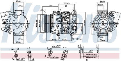 Nissens A/C Compressor 890142 image 3