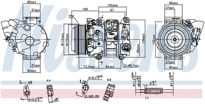 Nissens A/C Compressor 890143