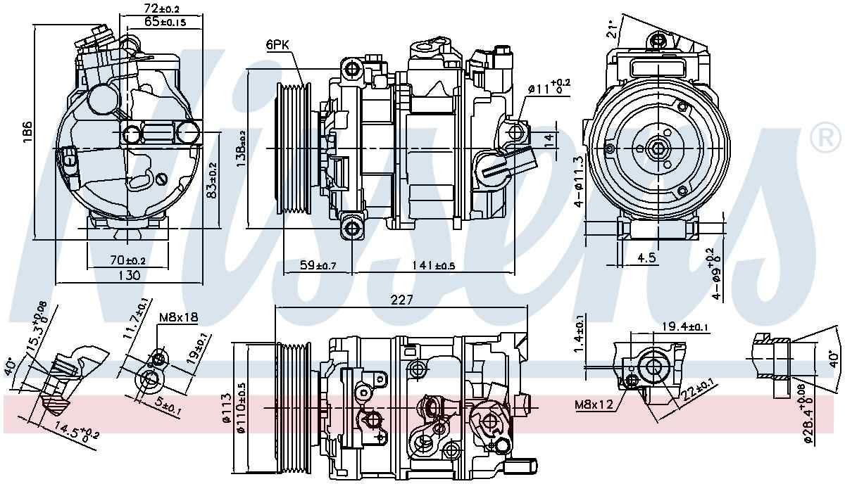 Nissens A/C Compressor