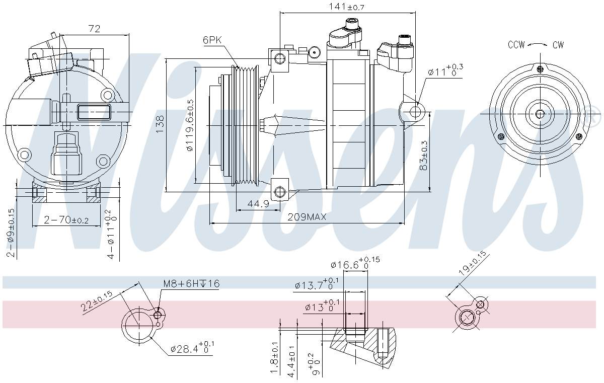 Nissens A/C Compressor