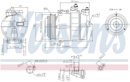 Nissens A/C Compressor