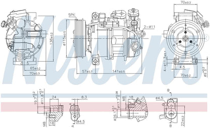 Nissens A/C Compressor 890246