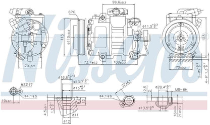 Nissens A/C Compressor 89026