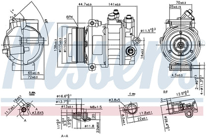 Nissens A/C Compressor 890304 image 3