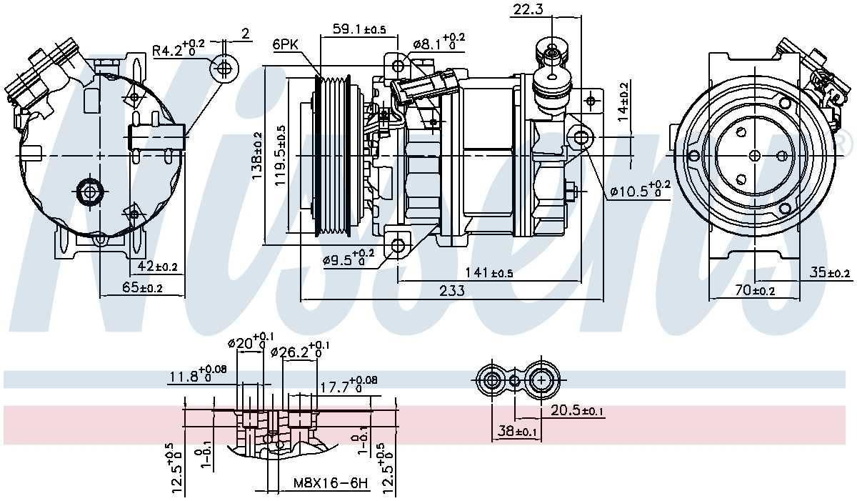 Nissens A/C Compressor 890354