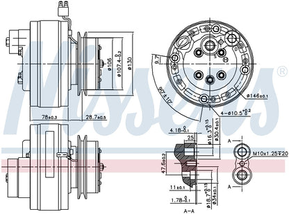 Nissens A/C Compressor 890368 image 3