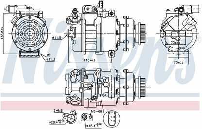 Nissens A/C Compressor