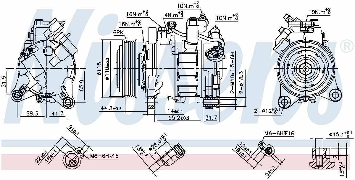 Nissens A/C Compressor 890397