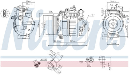 Nissens A/C Compressor 890552 image 3