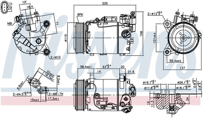 Nissens A/C Compressor 890600