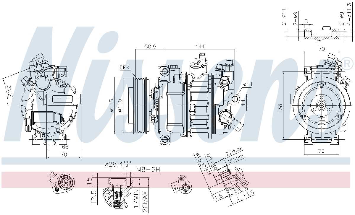 Nissens A/C Compressor 890602