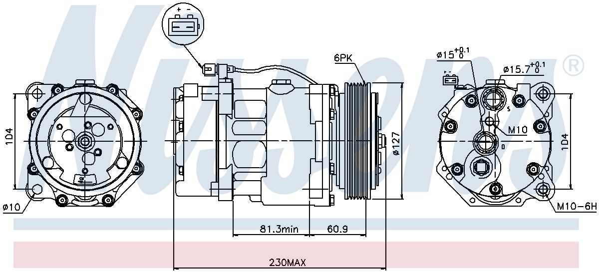 Nissens A/C Compressor