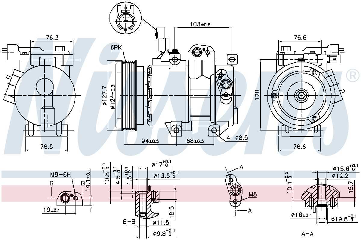 Nissens A/C Compressor 890621