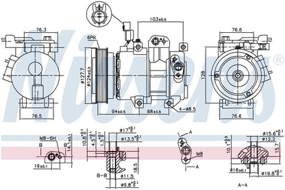 Nissens A/C Compressor 890621
