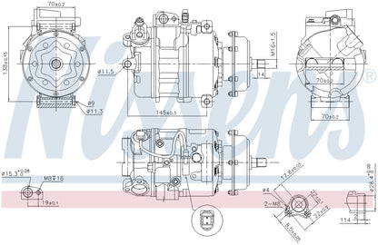 Nissens A/C Compressor 890635 image 3