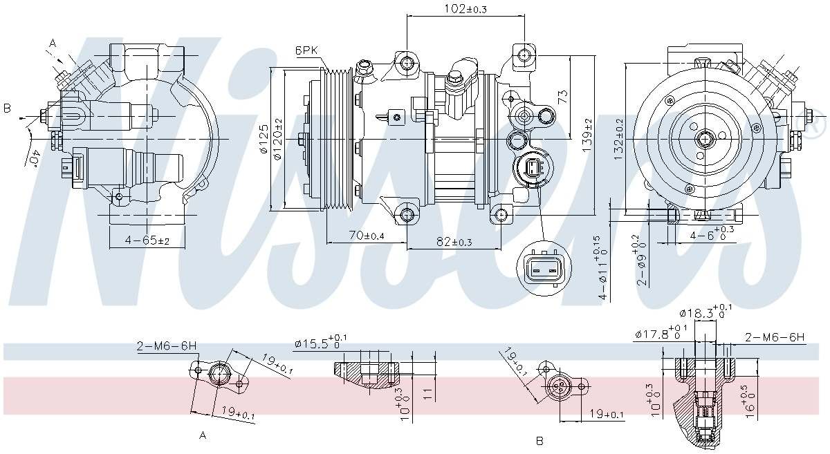 Nissens A/C Compressor 890650