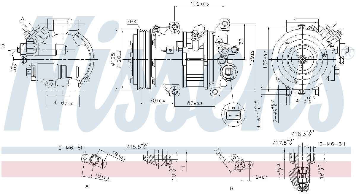 Nissens A/C Compressor 890650