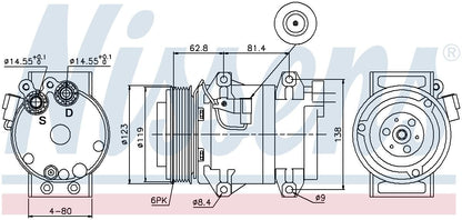 Nissens A/C Compressor
