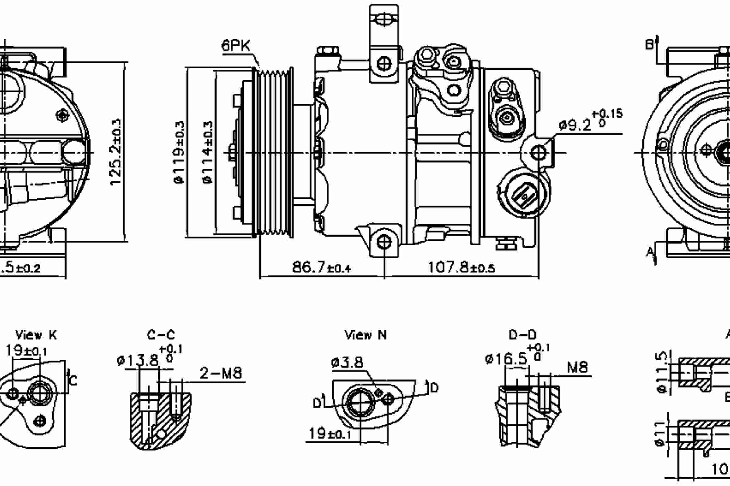 Nissens A/C Compressor 890751