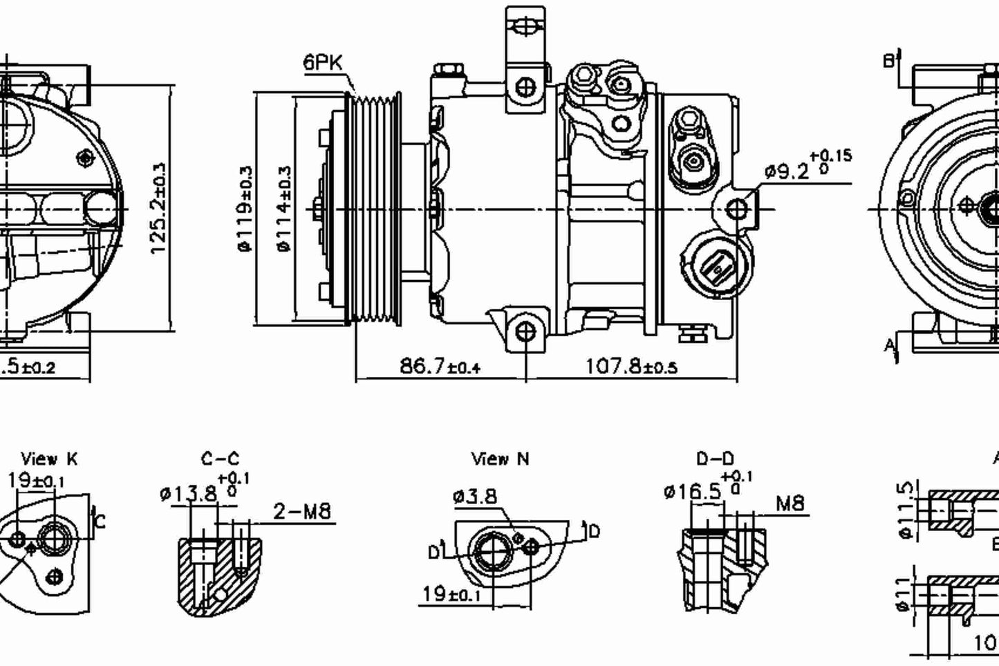 Nissens A/C Compressor 890751