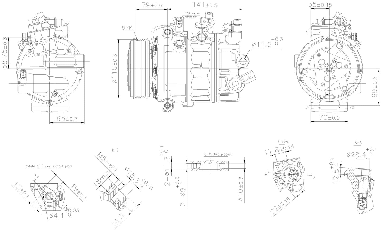 Nissens A/C Compressor 890755 main image