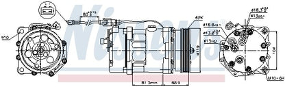 Nissens A/C Compressor 890761