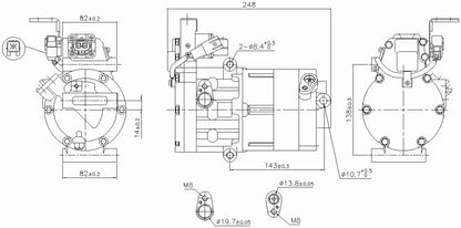 Nissens A/C Compressor 890770