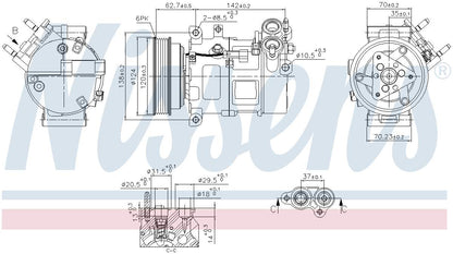 Nissens A/C Compressor 890776