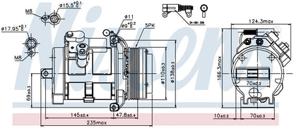 Nissens A/C Compressor 89077