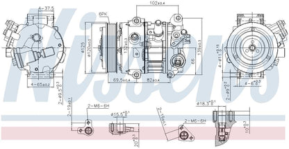 Nissens A/C Compressor 890803