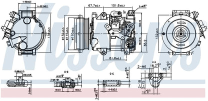 Nissens A/C Compressor 890808