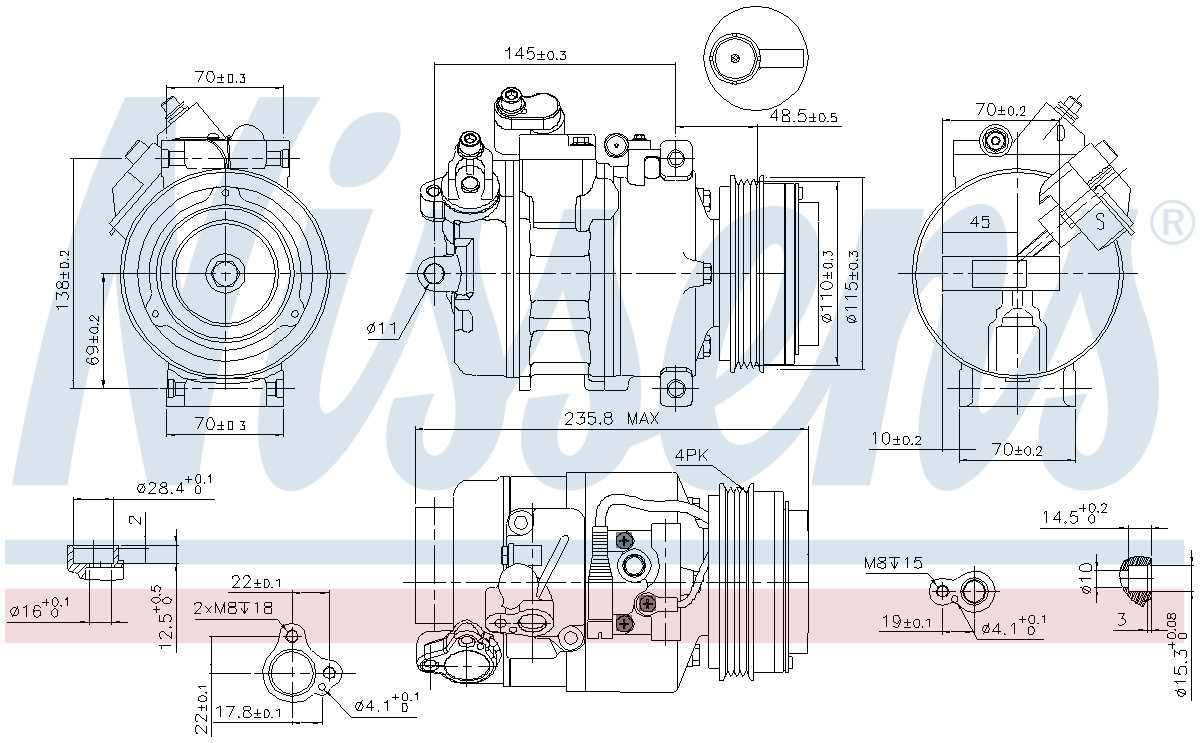 Nissens A/C Compressor 89080