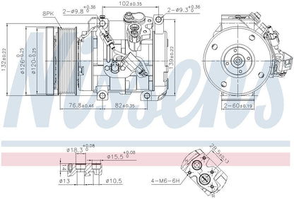 Nissens A/C Compressor 890870