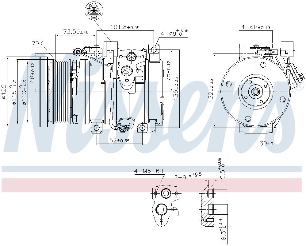 Nissens A/C Compressor 890871