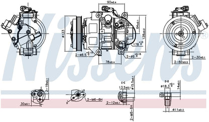 Nissens A/C Compressor 890872