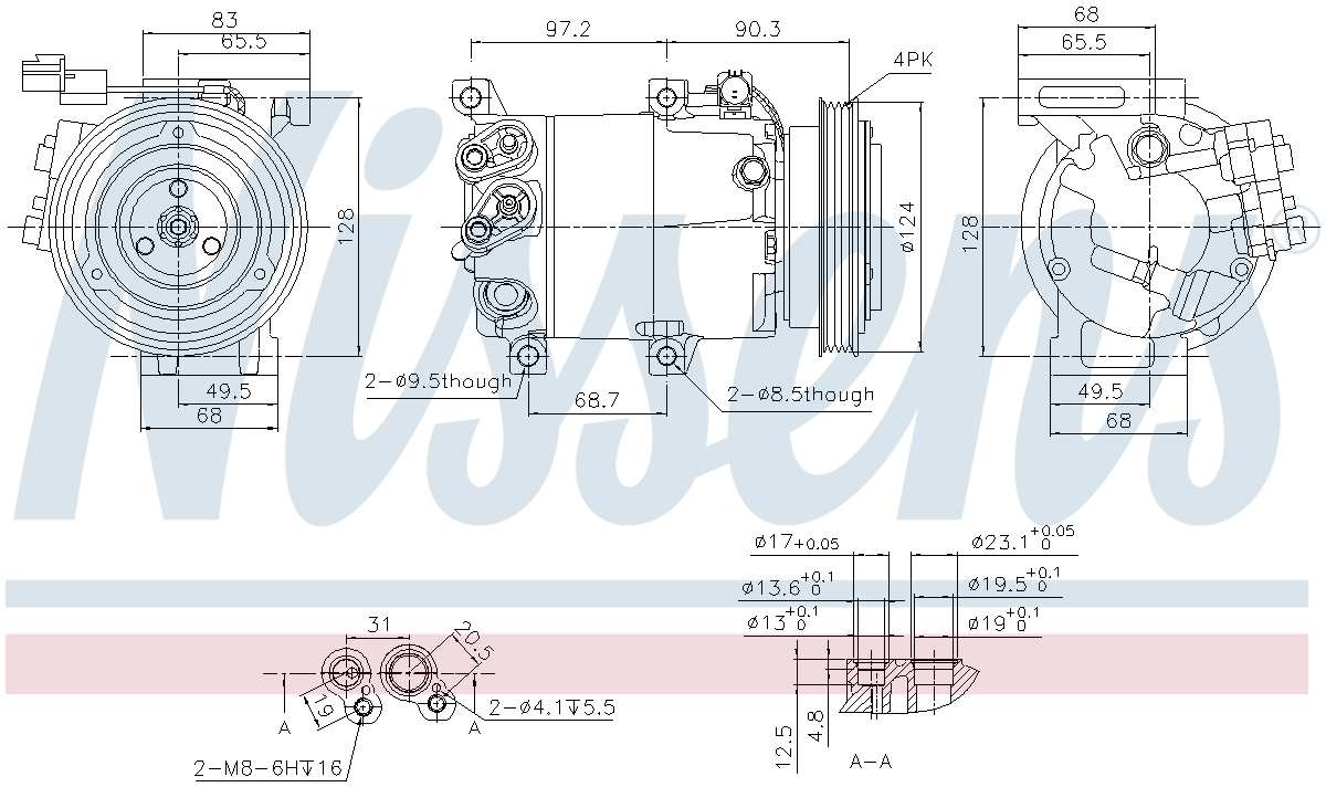 Nissens A/C Compressor 890877