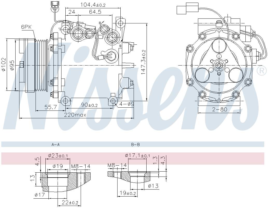 Nissens A/C Compressor 890879