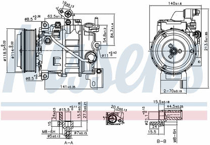 Nissens A/C Compressor 890880