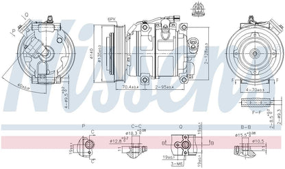 Nissens A/C Compressor 890904