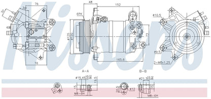 Nissens A/C Compressor 890913