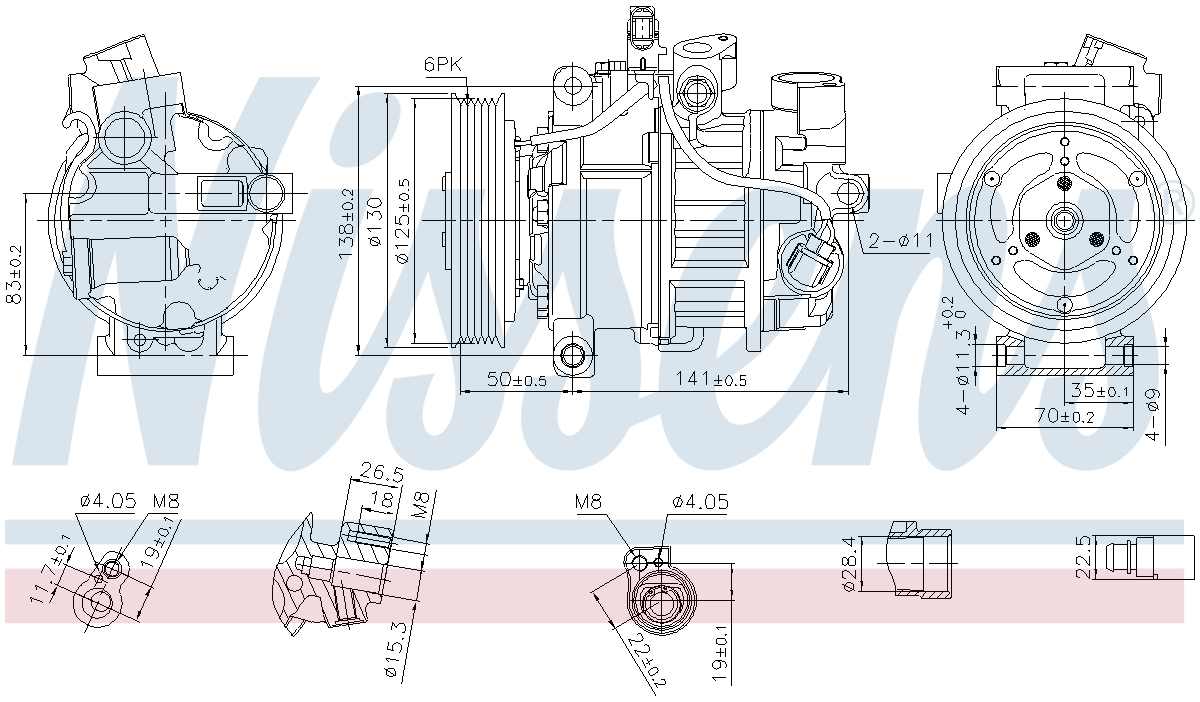 Nissens A/C Compressor 890921