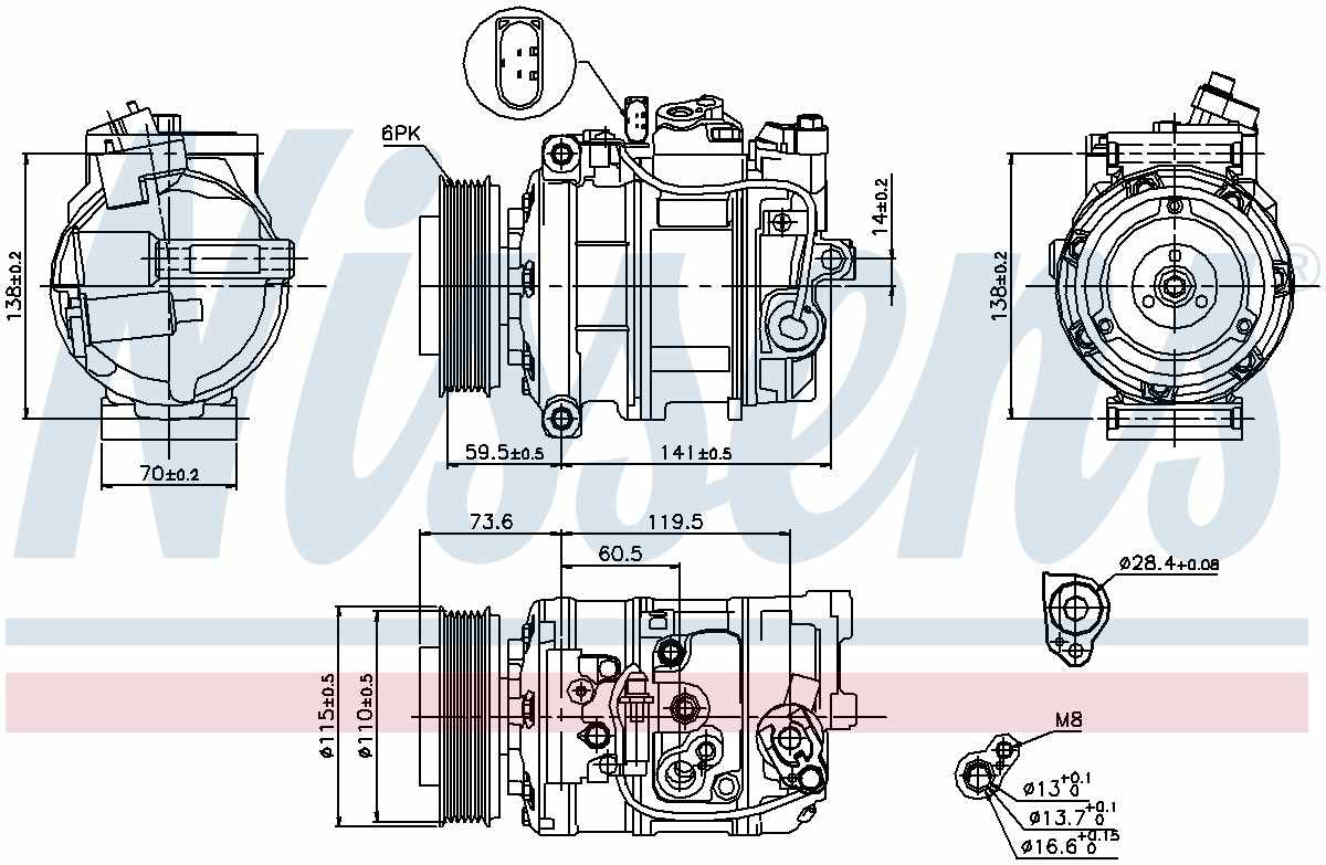 Nissens A/C Compressor
