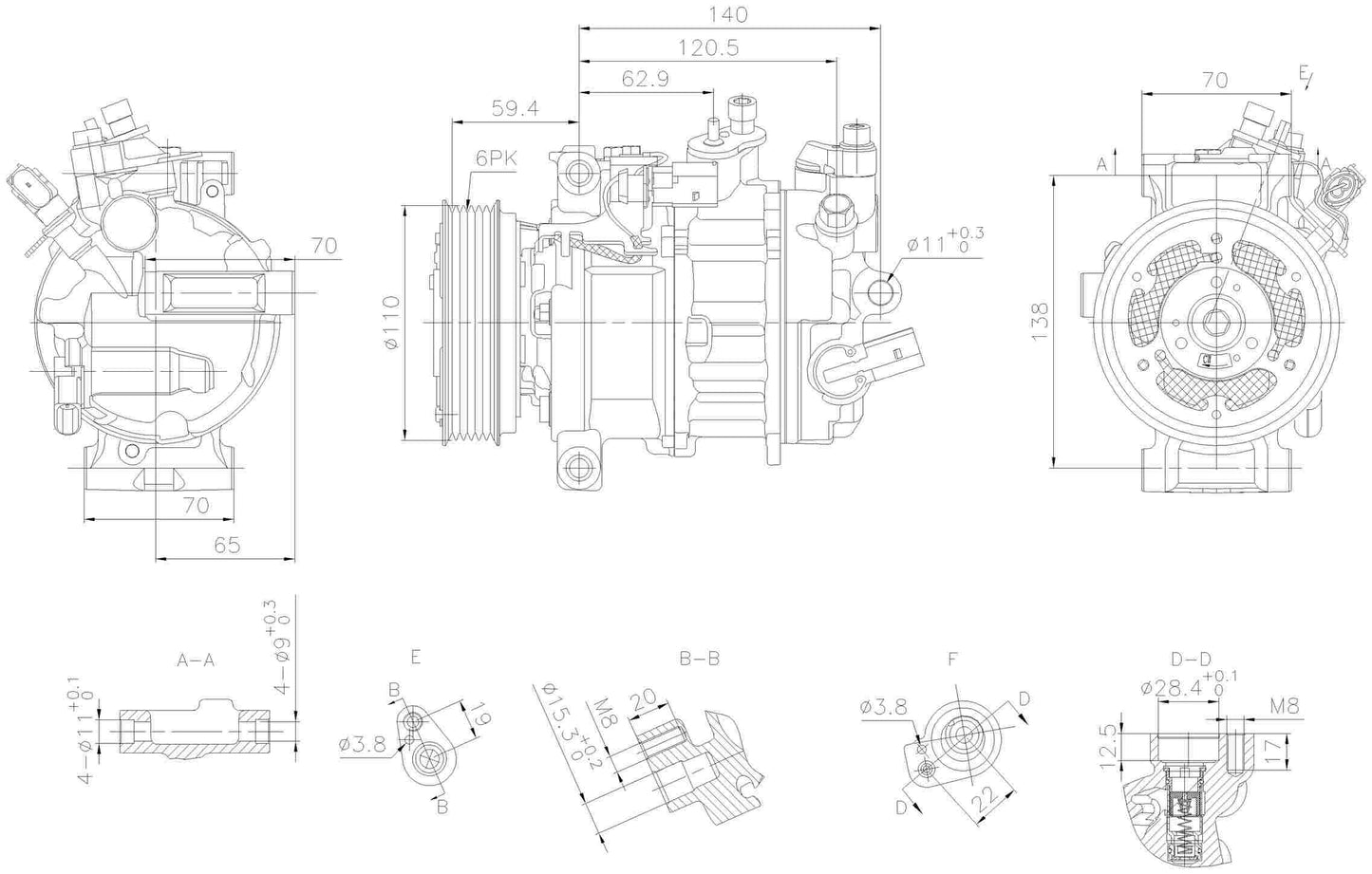 Nissens A/C Compressor 890944